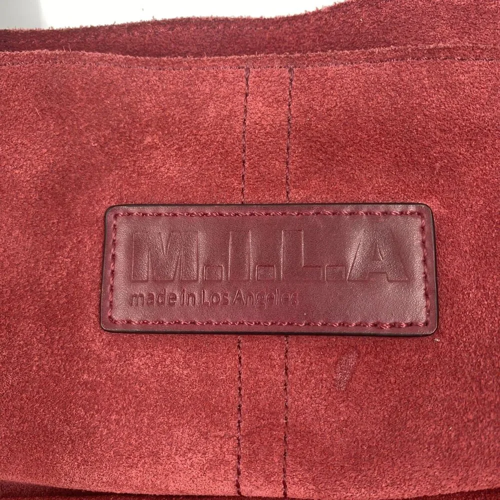 MILA / M.I.L.A. / Made In Los Angeles Luxe Tote Bag Suede - Picture 2 of 13